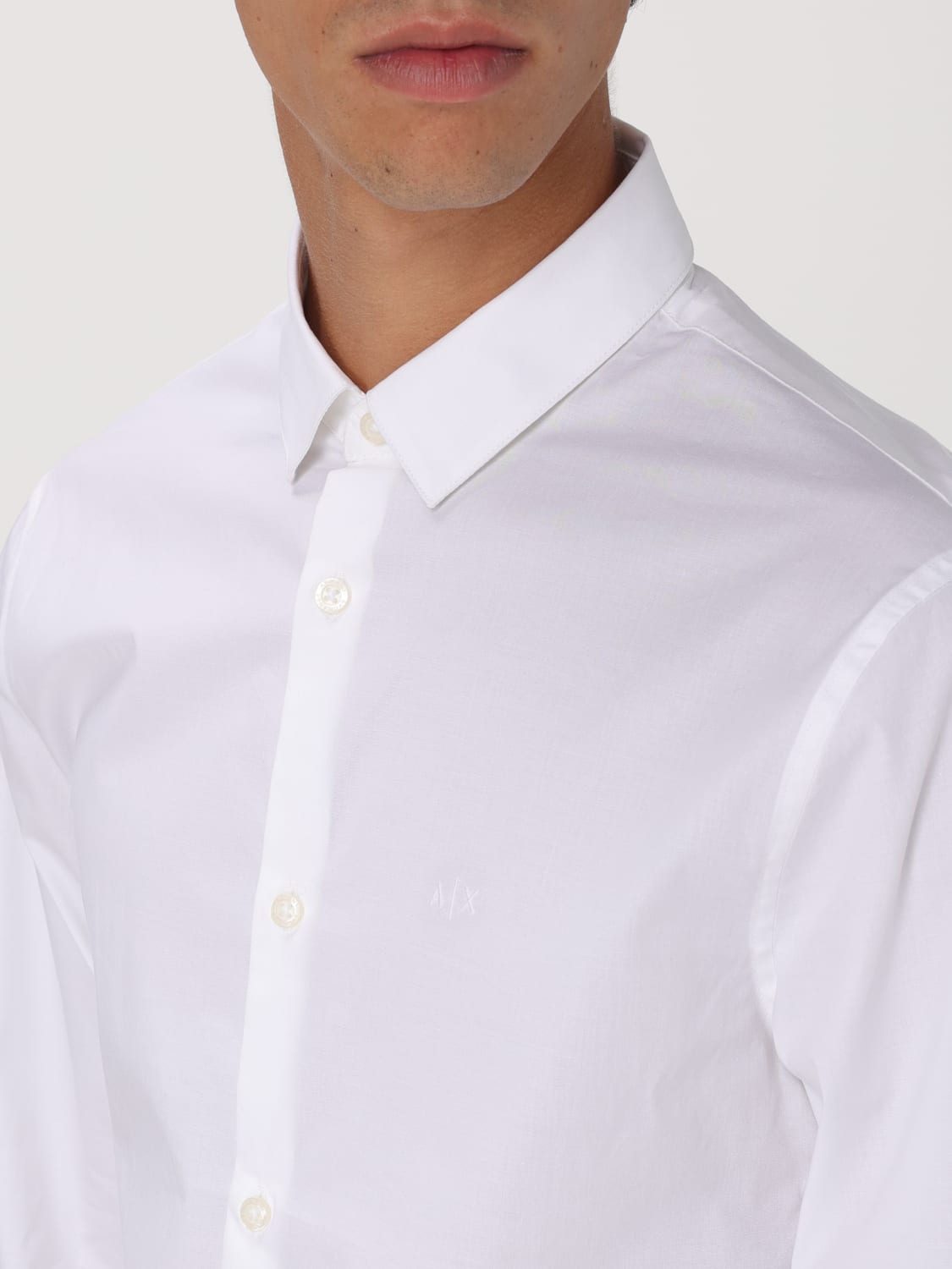 ARMANI EXCHANGE CAMICIA: Camicia Armani Exchange in cotone , Bianco - Img 3