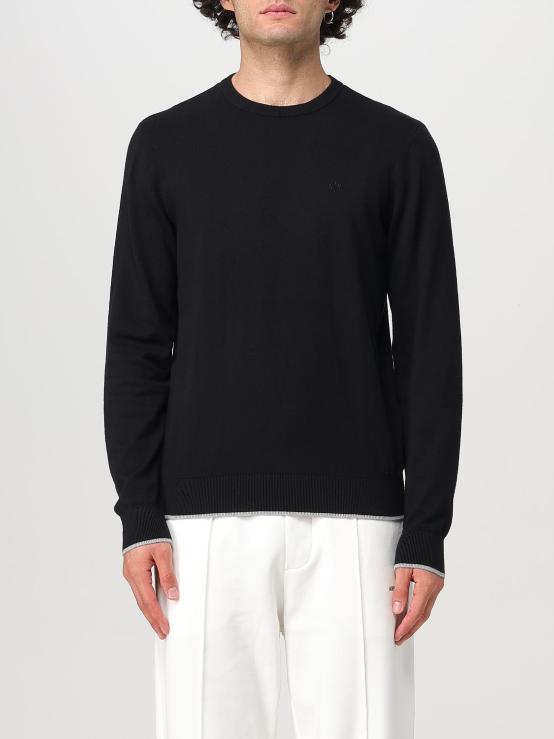 ARMANI EXCHANGE SWEATER: Sweater men Armani Exchange, Black - Img 1