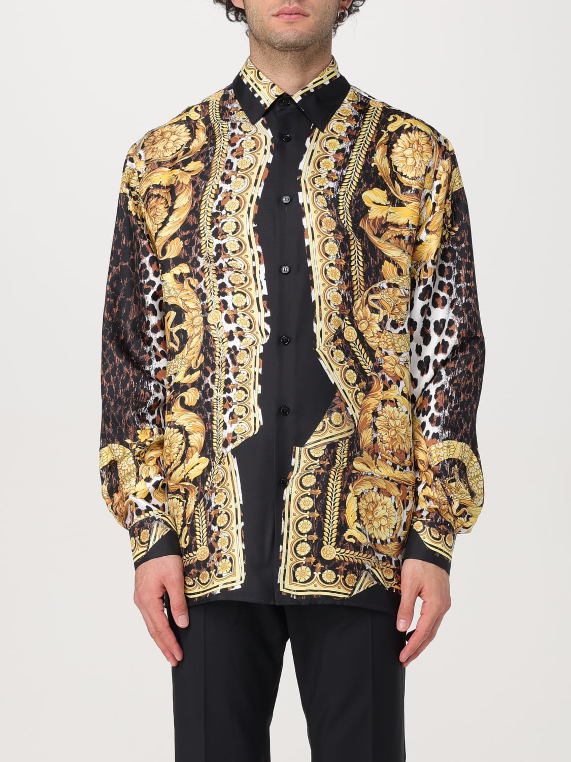 VERSACE CHEMISE: Chemise homme Versace, Or - Img 1