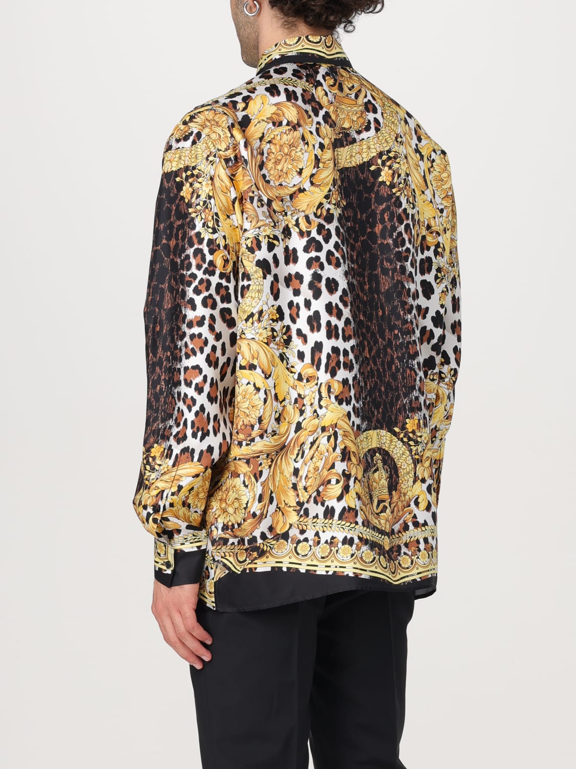 VERSACE SHIRT: Shirt men Versace, Gold - Img 3