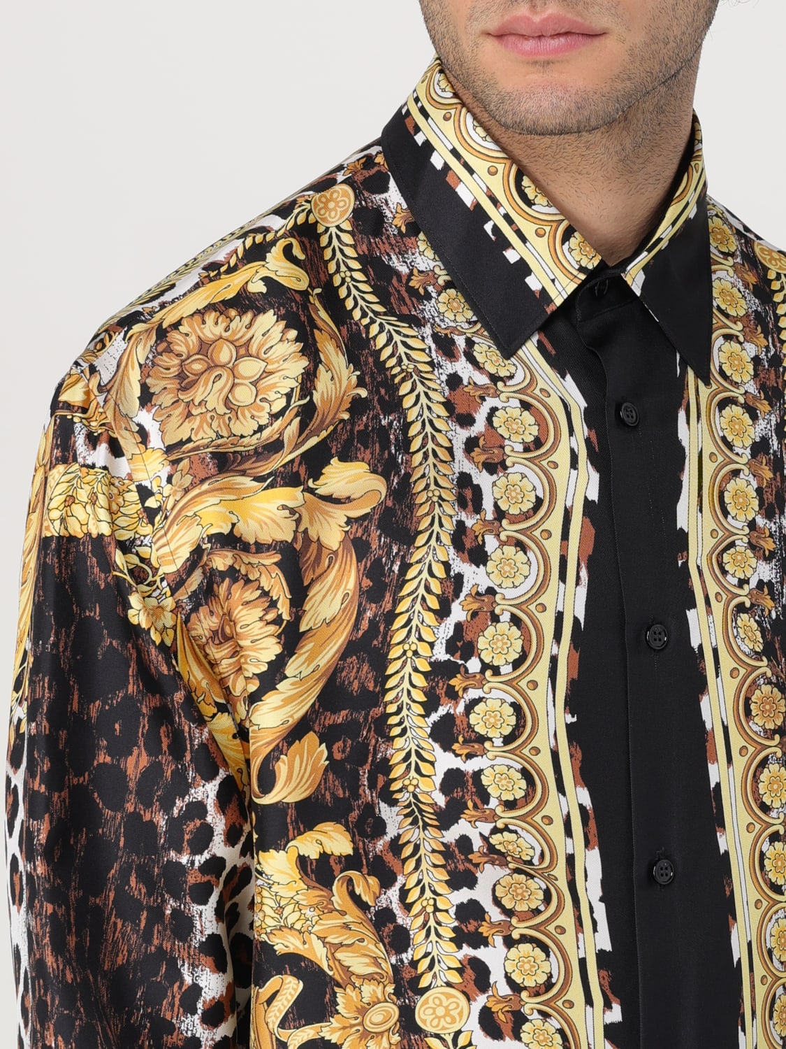 VERSACE CHEMISE: Chemise homme Versace, Or - Img 5