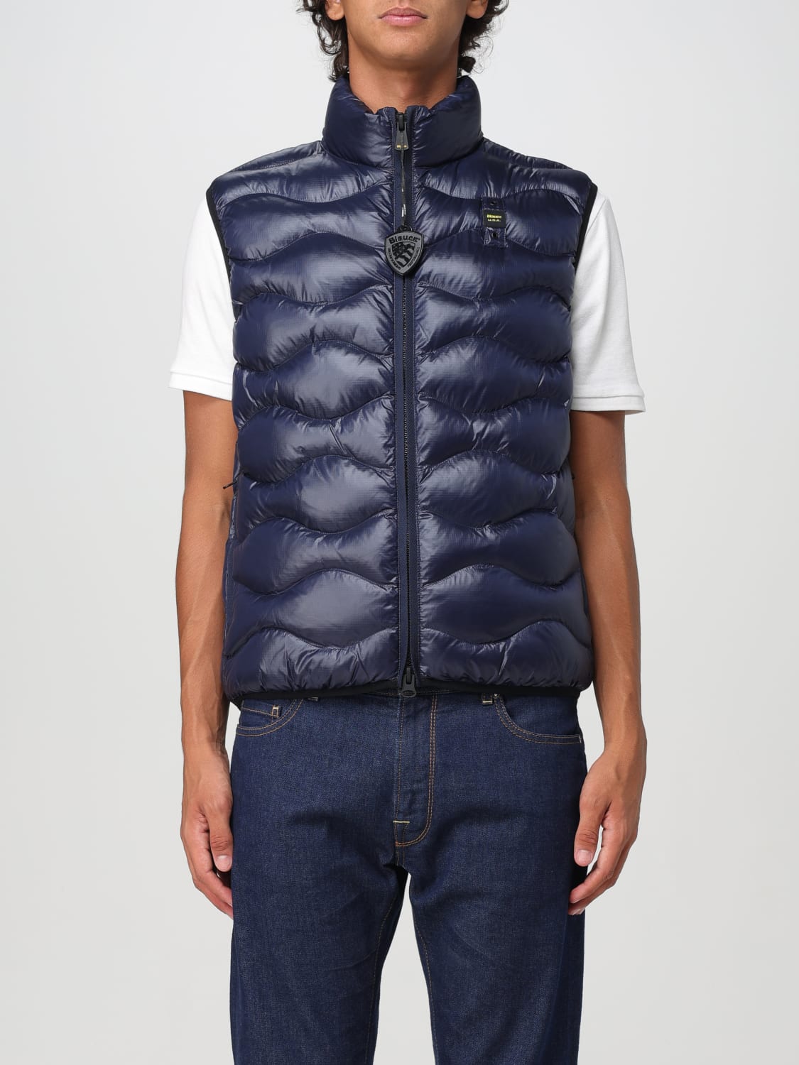 Giglio Piumino gilet con logo Blauer