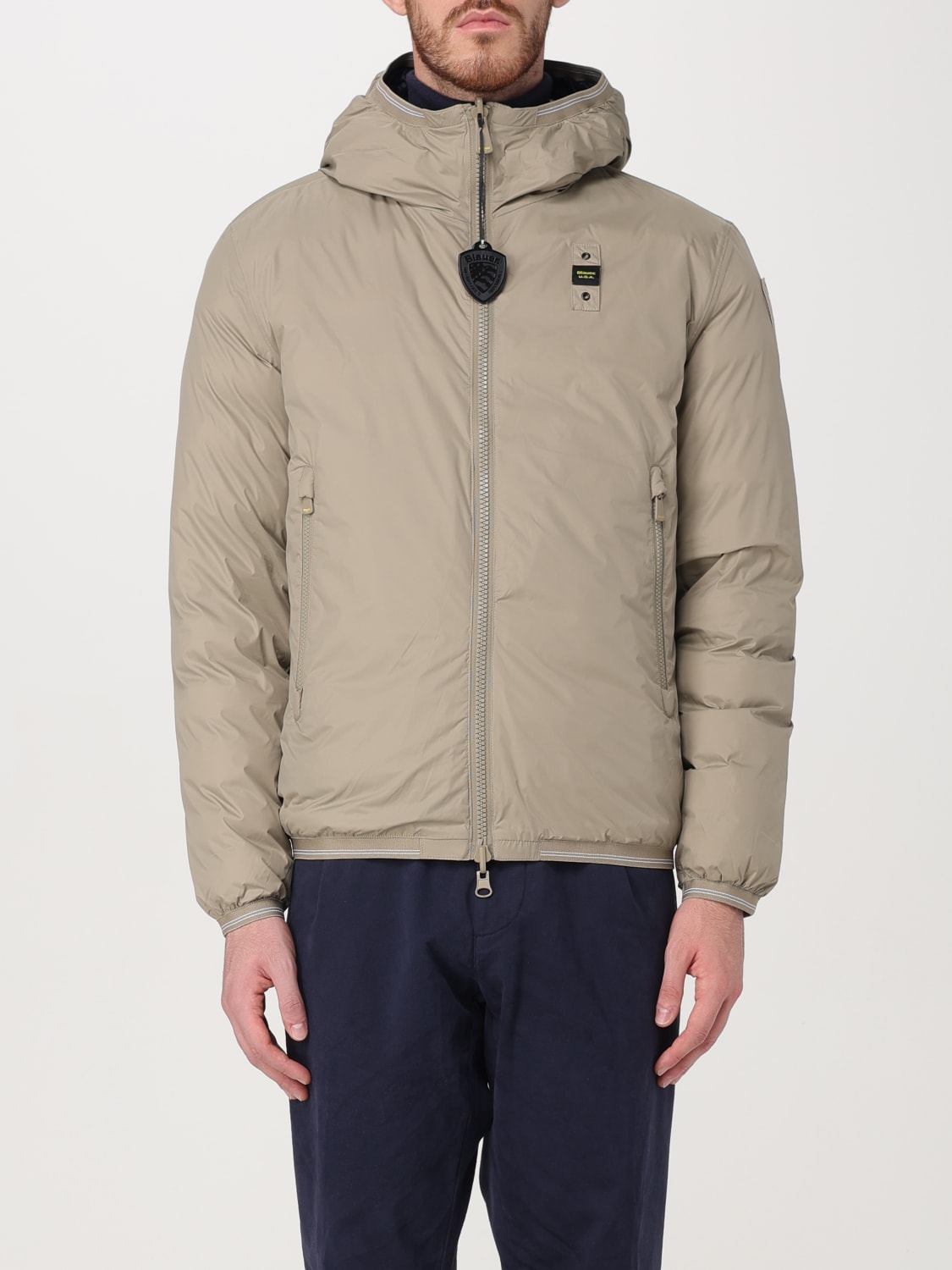 BLAUER JACKET: Jacket men Blauer, Beige - Img 1