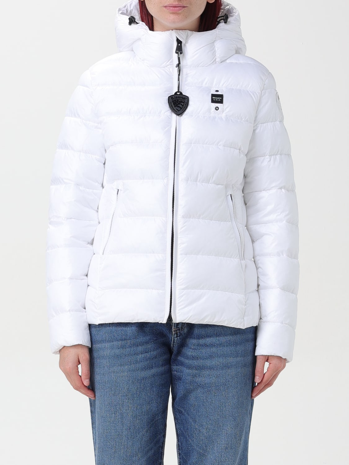 BLAUER JACKET: Jacket woman Blauer, White - Img 1