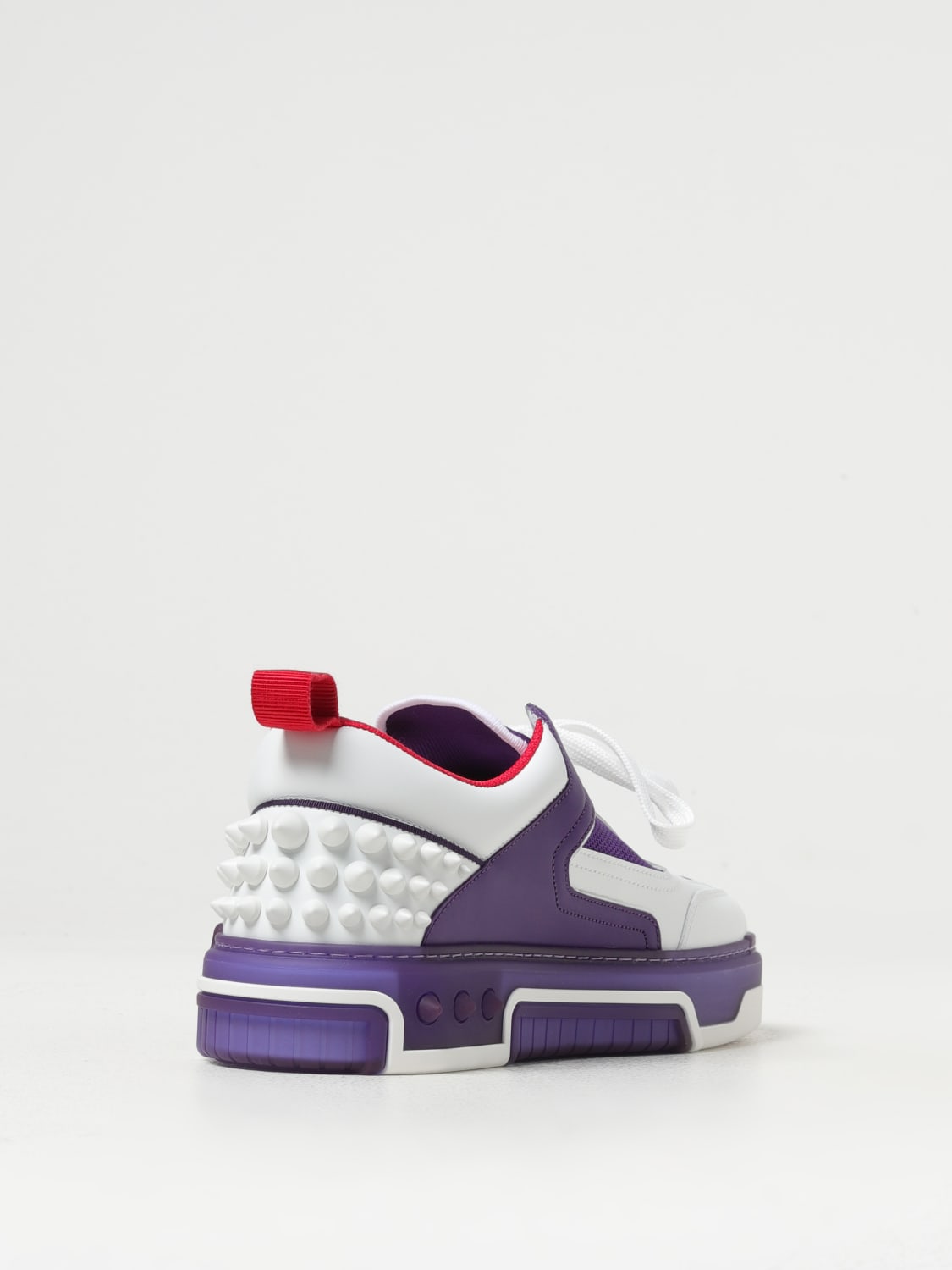 CHRISTIAN LOUBOUTIN BASKETS: Baskets homme Christian Louboutin, Violet - Img 3