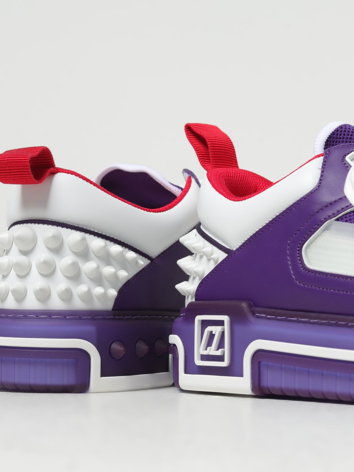 CHRISTIAN LOUBOUTIN SNEAKERS: Sneakers men Christian Louboutin, Violet - Img 4