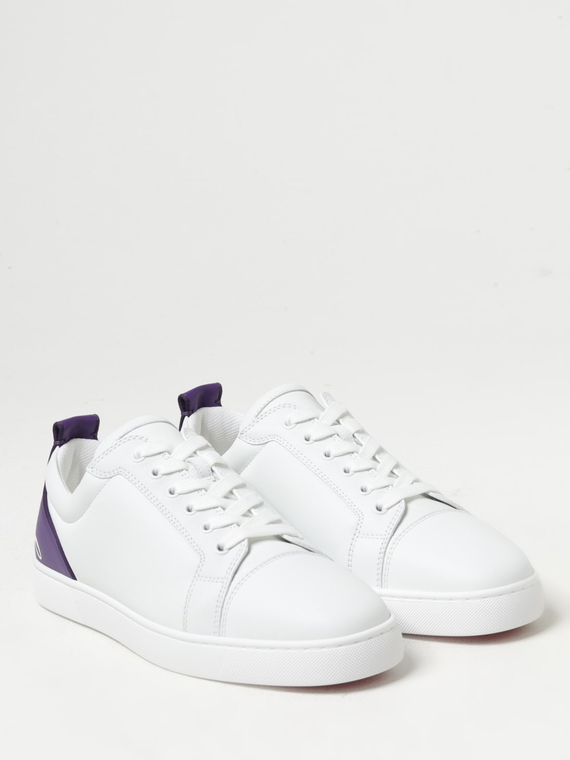 CHRISTIAN LOUBOUTIN BASKETS: Baskets homme Christian Louboutin, Violet - Img 2