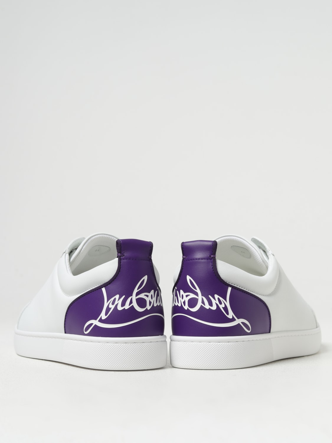 CHRISTIAN LOUBOUTIN BASKETS: Baskets homme Christian Louboutin, Violet - Img 3