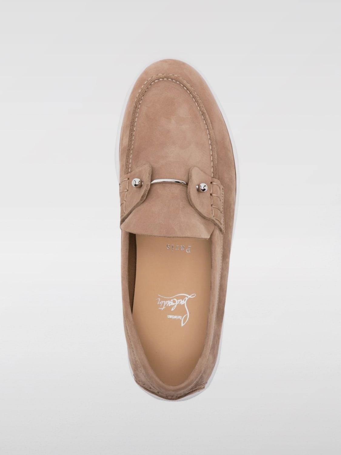 CHRISTIAN LOUBOUTIN LOAFERS: Shoes men Christian Louboutin, Brown - Img 4