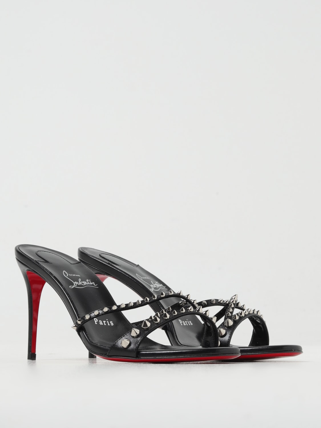 CHRISTIAN LOUBOUTIN HEELED SANDALS: Shoes woman Christian Louboutin, Black - Img 2