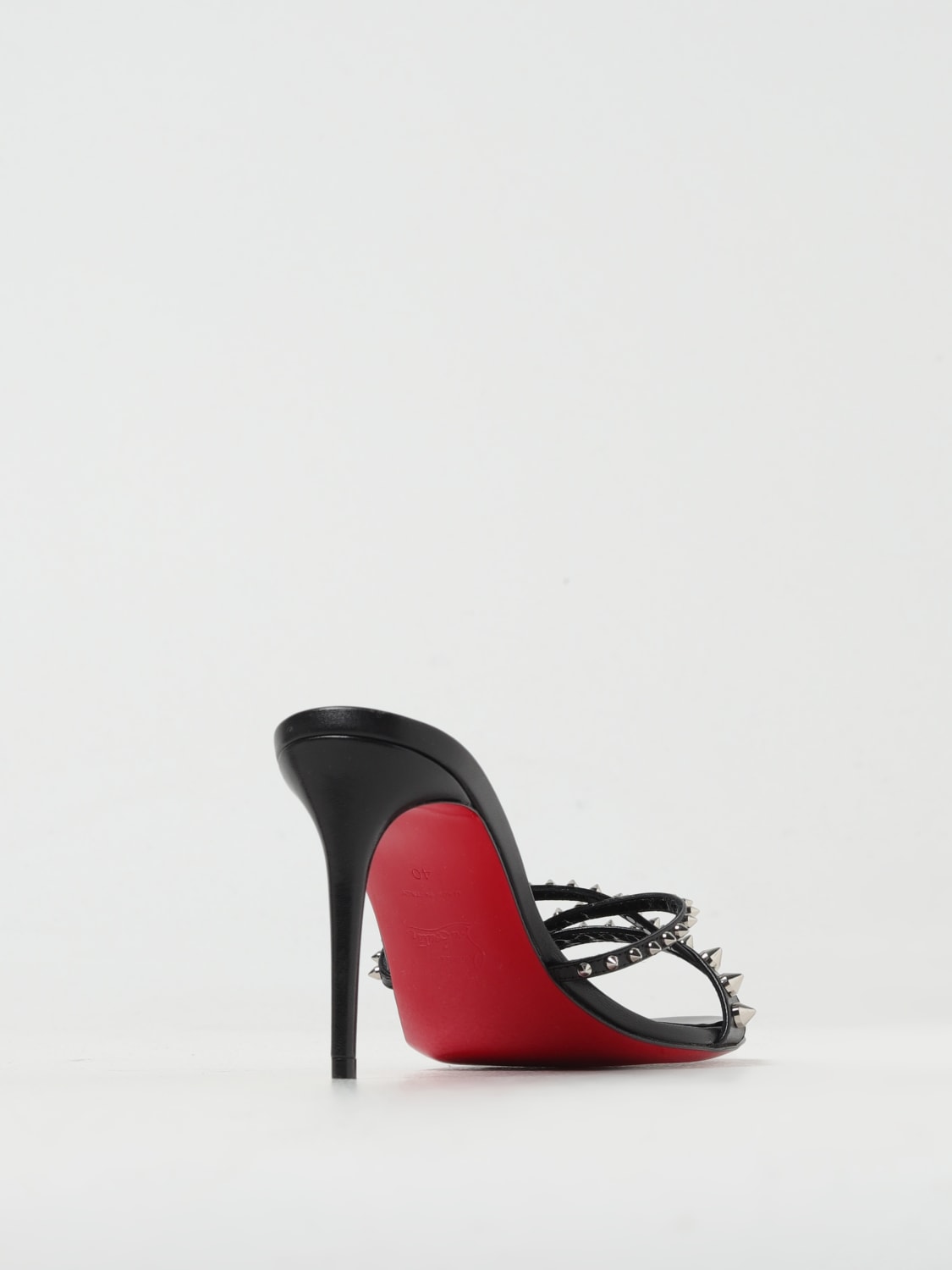 CHRISTIAN LOUBOUTIN HEELED SANDALS: Shoes woman Christian Louboutin, Black - Img 3