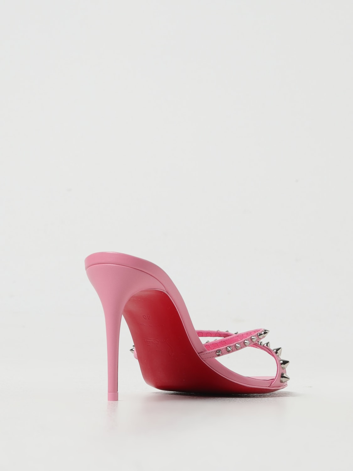 CHRISTIAN LOUBOUTIN HEELED SANDALS: Shoes woman Christian Louboutin, Pink - Img 3