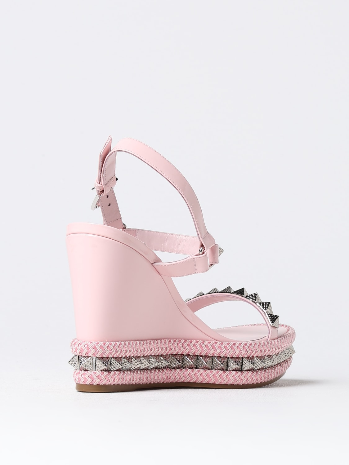 CHRISTIAN LOUBOUTIN WEDGE SHOES: Shoes woman Christian Louboutin, Pink - Img 3