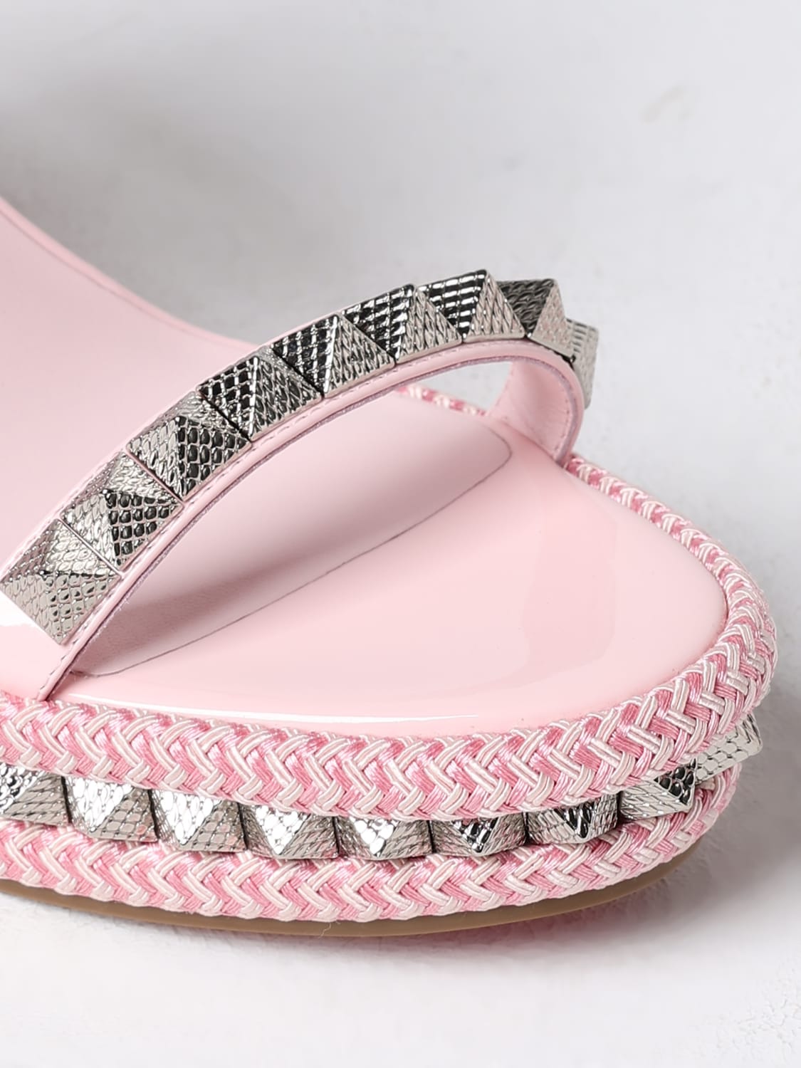 CHRISTIAN LOUBOUTIN WEDGE SHOES: Shoes woman Christian Louboutin, Pink - Img 4