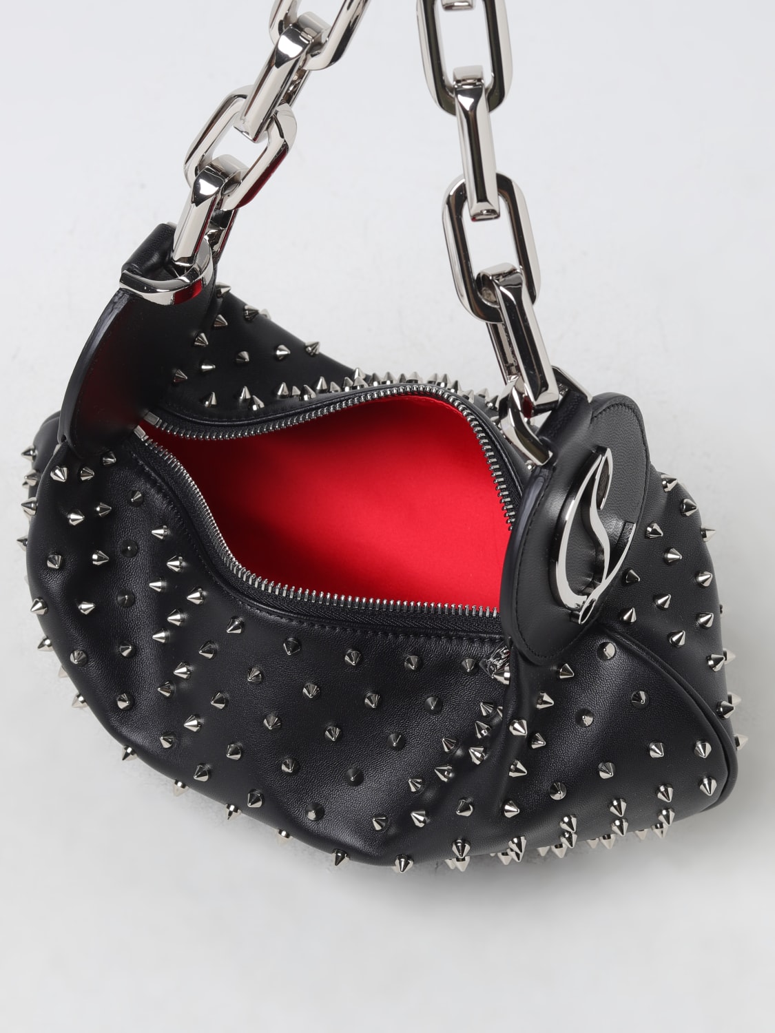 CHRISTIAN LOUBOUTIN SHOULDER BAG: Shoulder bag woman Christian Louboutin, Black - Img 4