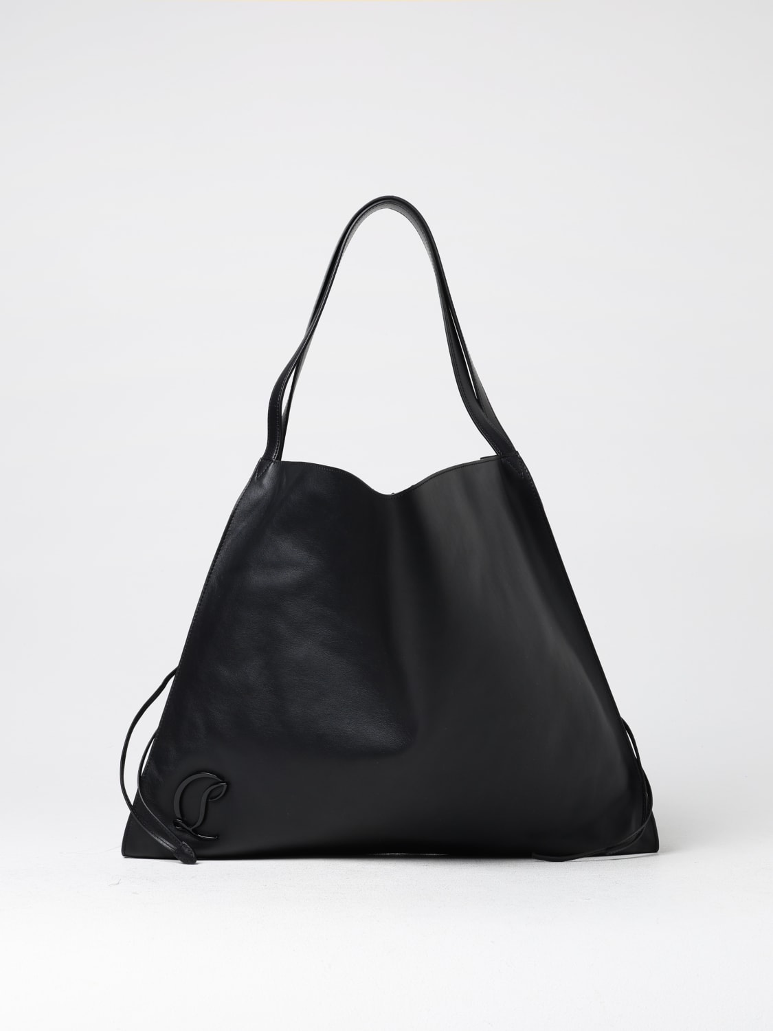 CHRISTIAN LOUBOUTIN BORSA A SPALLA: Borsa Le 54 Christian Louboutin in pelle , Nero - Img 1