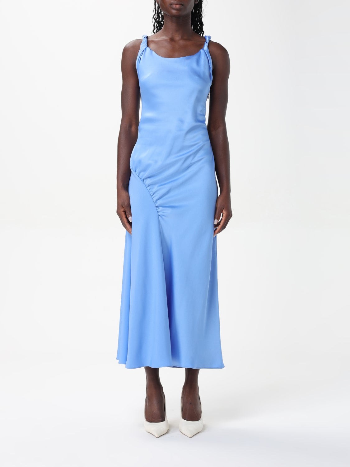 MOSCHINO JEANS DRESS: Dress woman Moschino Jeans, Gnawed Blue - Img 1