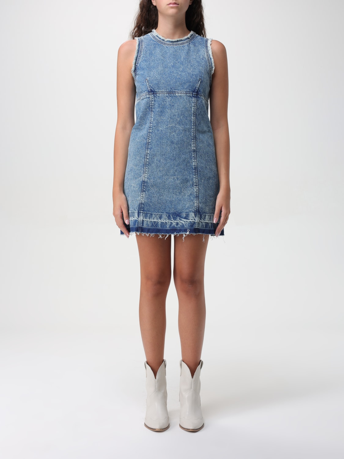 MOSCHINO JEANS DRESS: Dress woman Moschino Jeans, Denim - Img 1