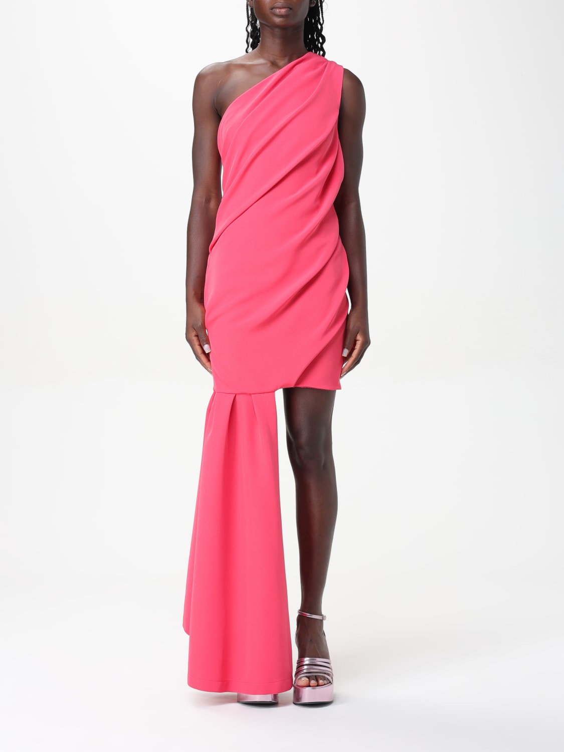 MOSCHINO JEANS DRESS: Dress woman Moschino Jeans, Fuchsia - Img 1