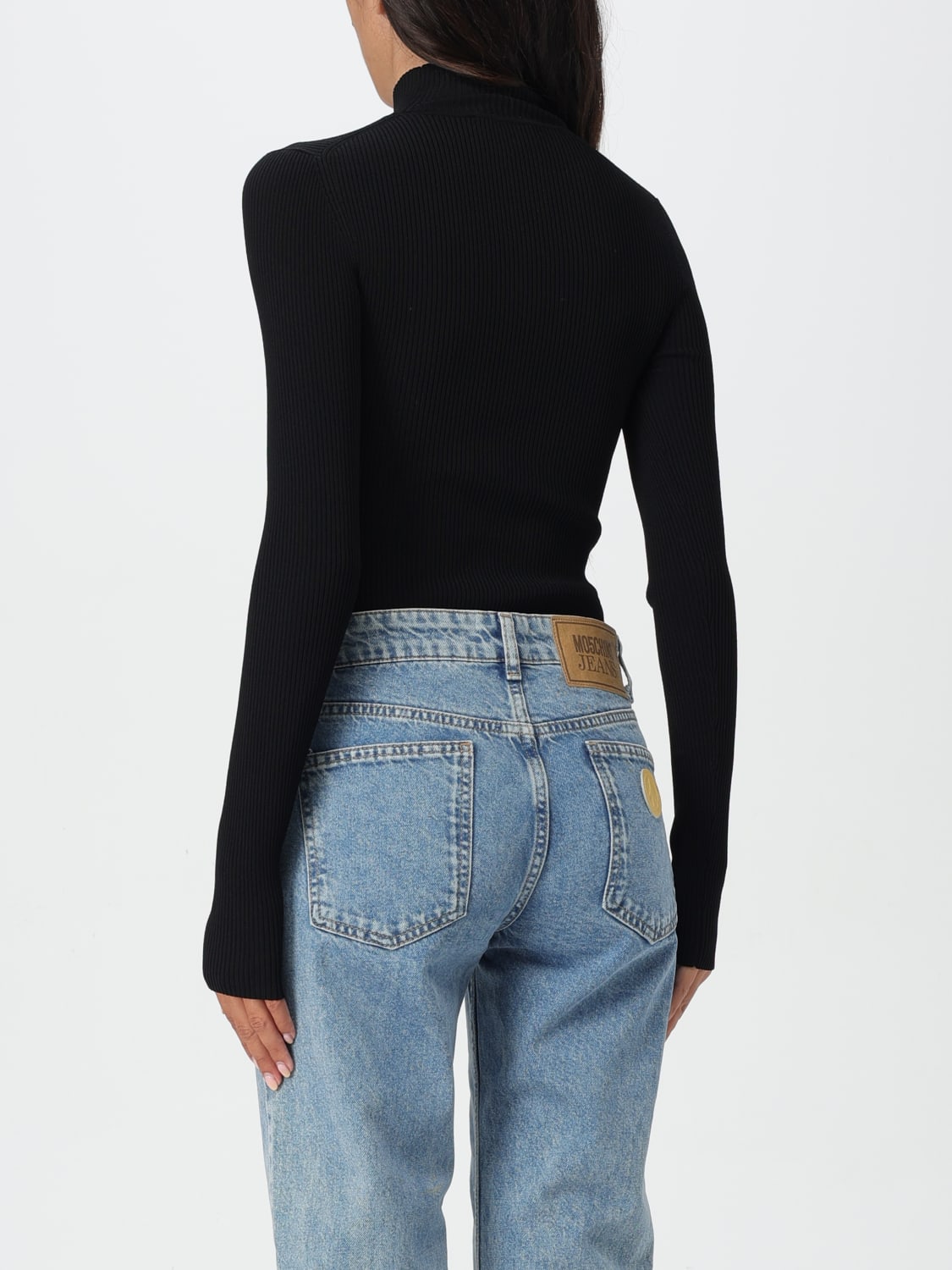 MOSCHINO JEANS ボディ: トップス レディース Moschino Jeans, ブラック - Img 3