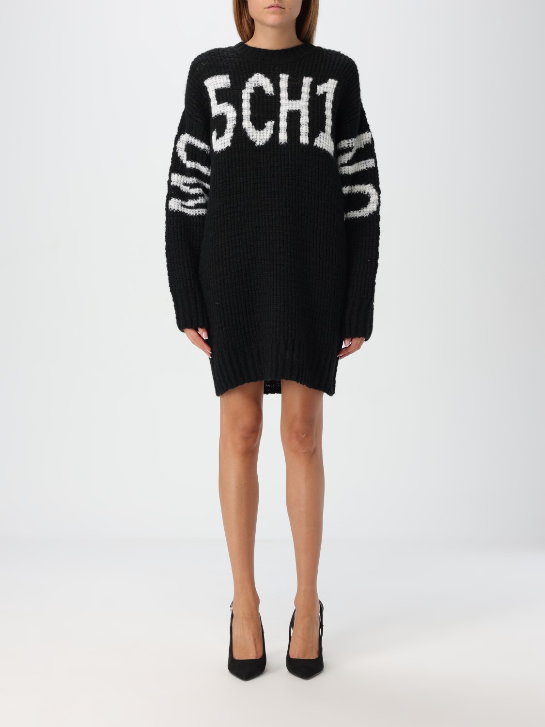 MOSCHINO JEANS DRESS: Dress woman Moschino Jeans, Black - Img 1