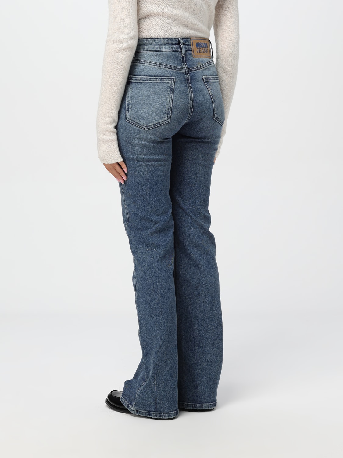 MOSCHINO JEANS 牛仔裤: 牛仔裤 女士 Moschino Jeans, 牛仔布 - Img 2