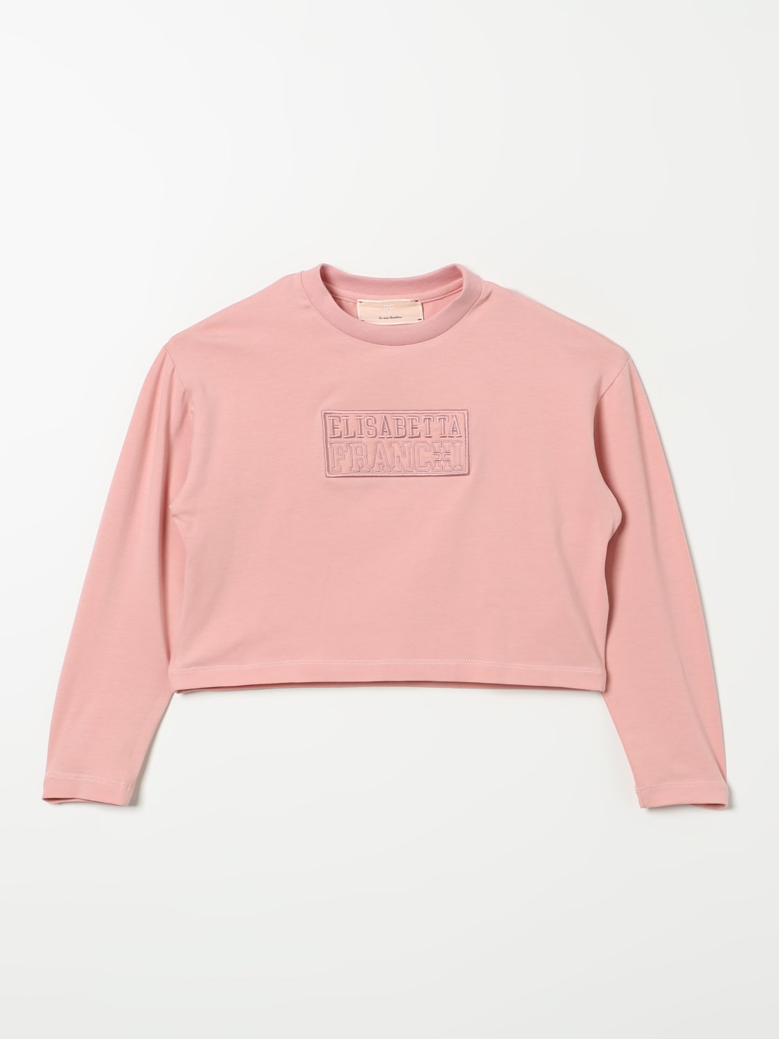 ELISABETTA FRANCHI LA MIA BAMBINA T-SHIRT: T-shirt kinder Elisabetta Franchi La Mia Bambina, Pink - Img 1