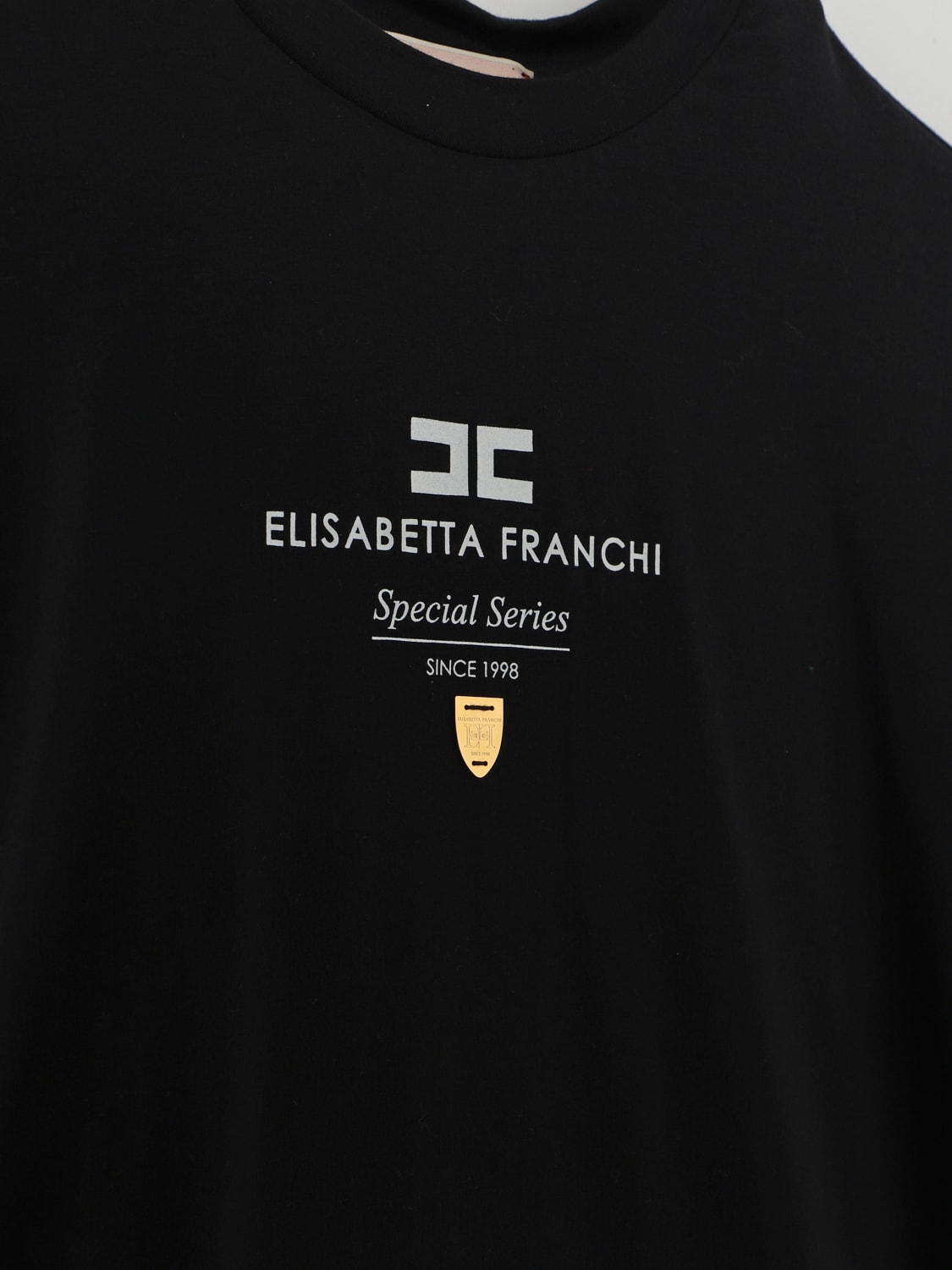 ELISABETTA FRANCHI LA MIA BAMBINA T-SHIRT: T-shirt kinder Elisabetta Franchi La Mia Bambina, Schwarz - Img 3