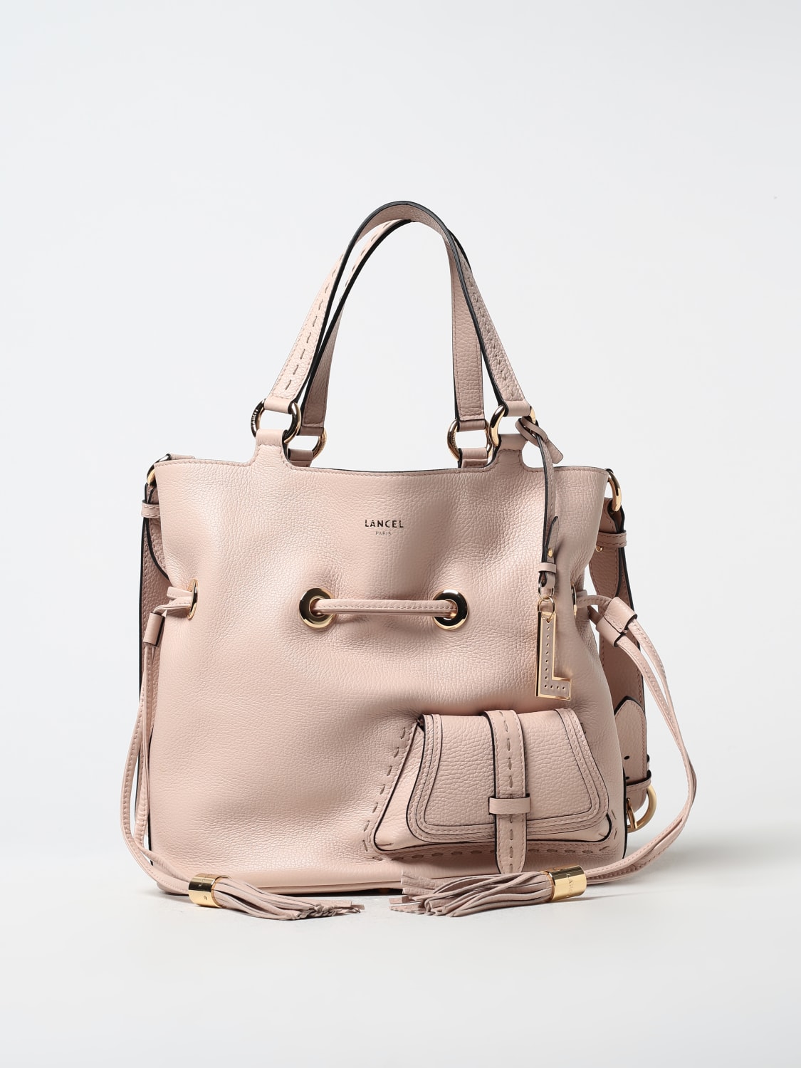 LANCEL HANDBAG: Shoulder bag woman Lancel, Pink - Img 1