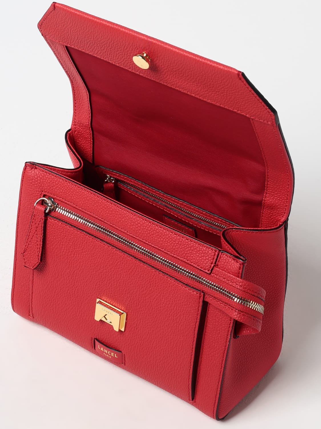 LANCEL HANDBAG: Shoulder bag woman Lancel, Red - Img 3