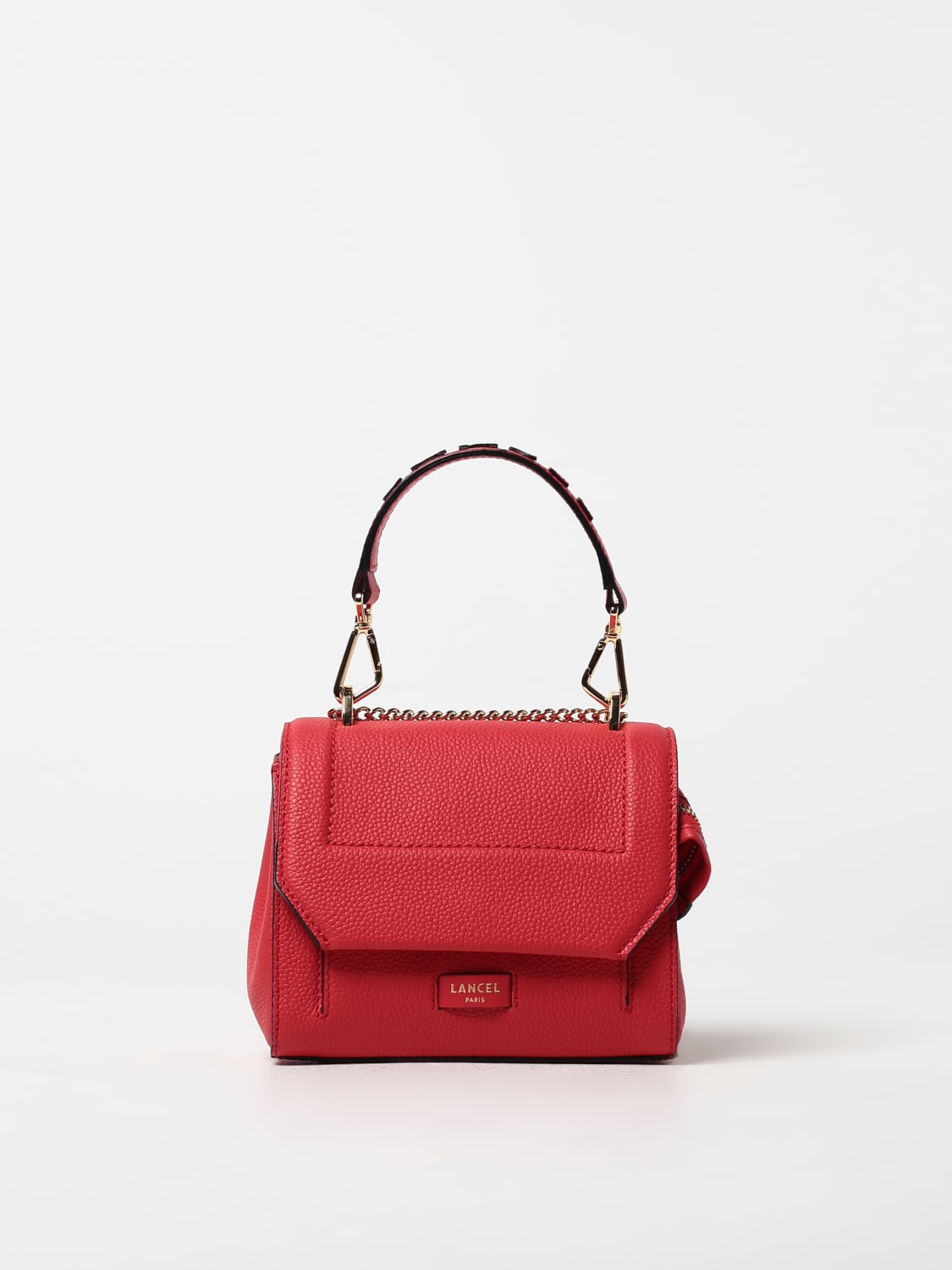 LANCEL MINI BAG: Shoulder bag woman Lancel, Red - Img 1