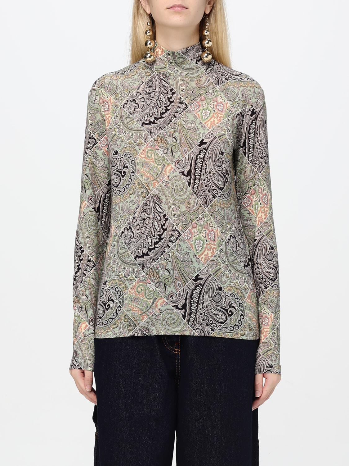 ETRO SWEATER: Top woman Etro, Black - Img 1