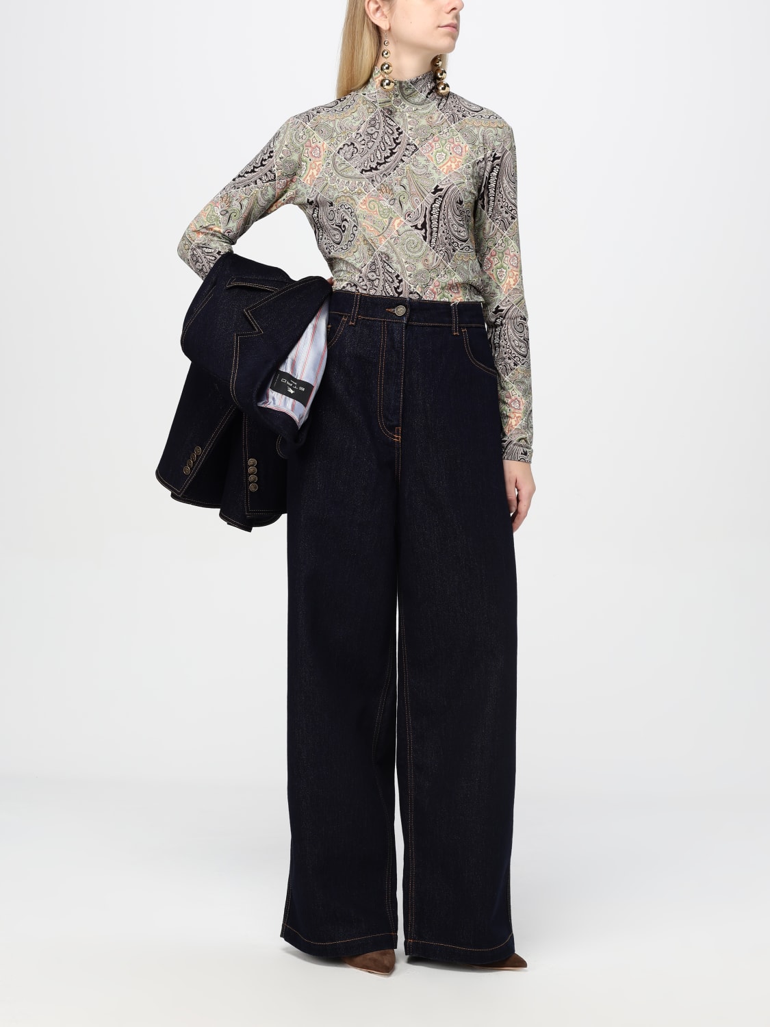 ETRO SWEATER: Top woman Etro, Black - Img 2