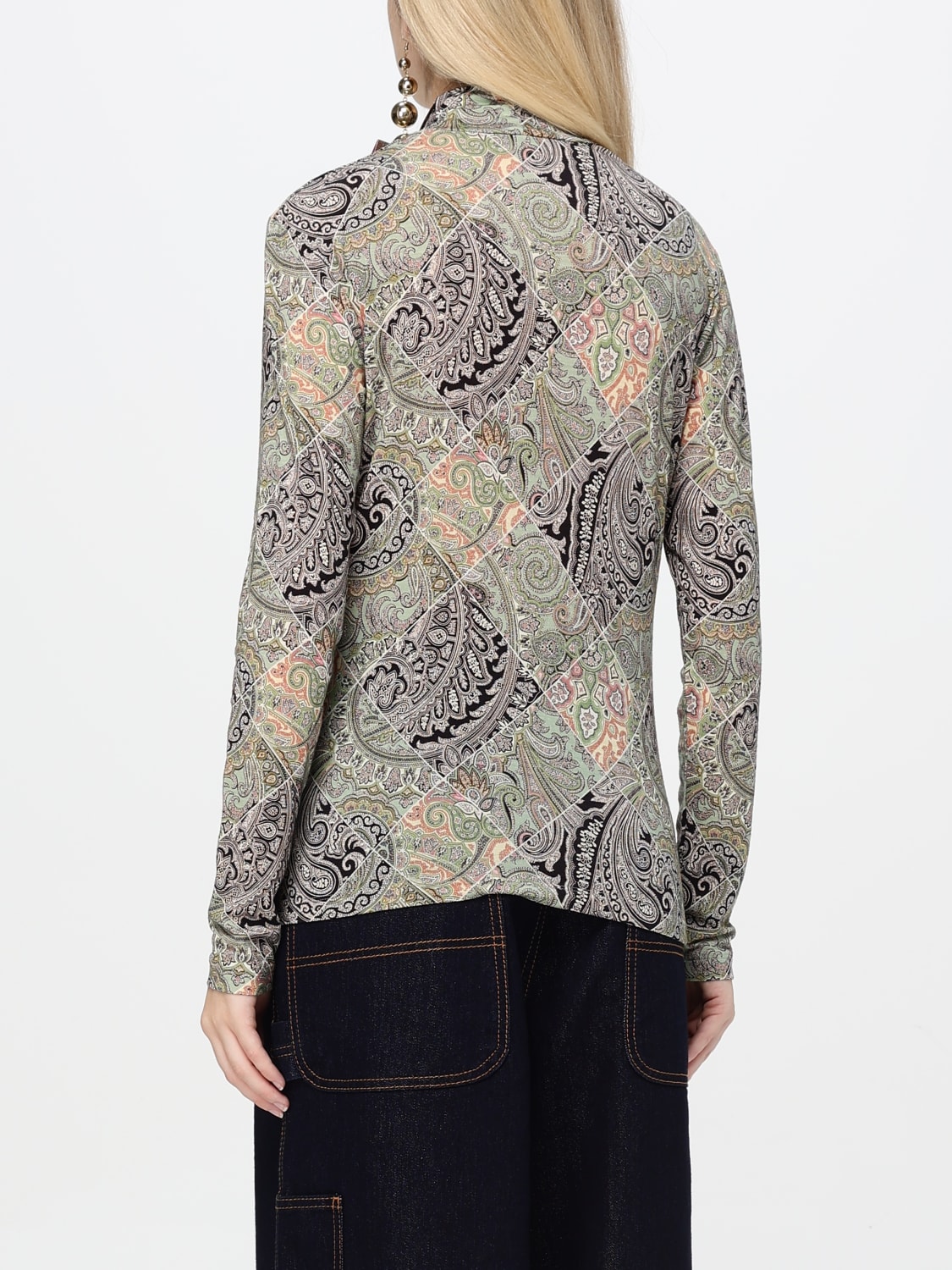 ETRO SWEATER: Top woman Etro, Black - Img 3