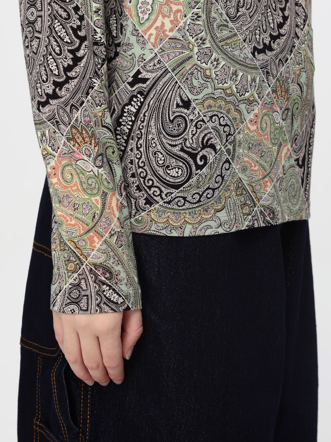 ETRO SWEATER: Top woman Etro, Black - Img 5