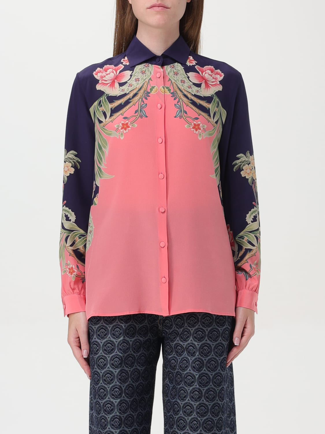 ETRO SHIRT: Shirt woman Etro, Coral - Img 1