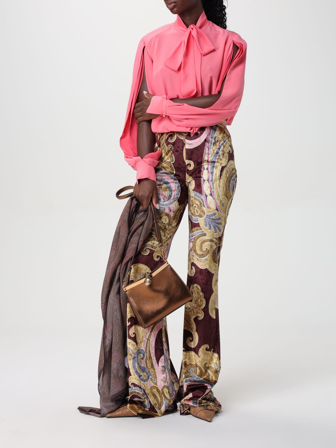 ETRO TOP: Top woman Etro, Coral - Img 2