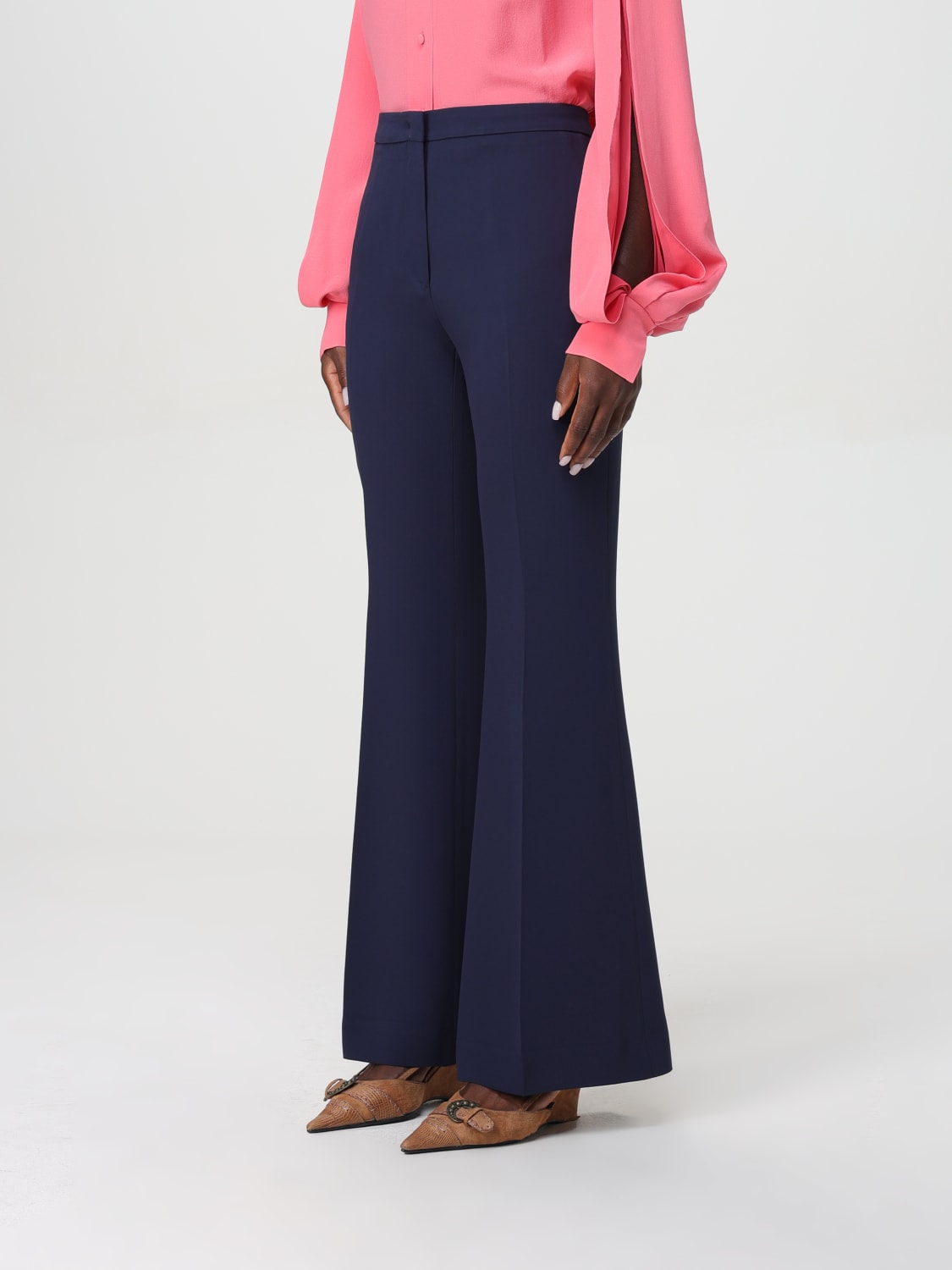 ETRO PANTS: Pants woman Etro, Blue - Img 4