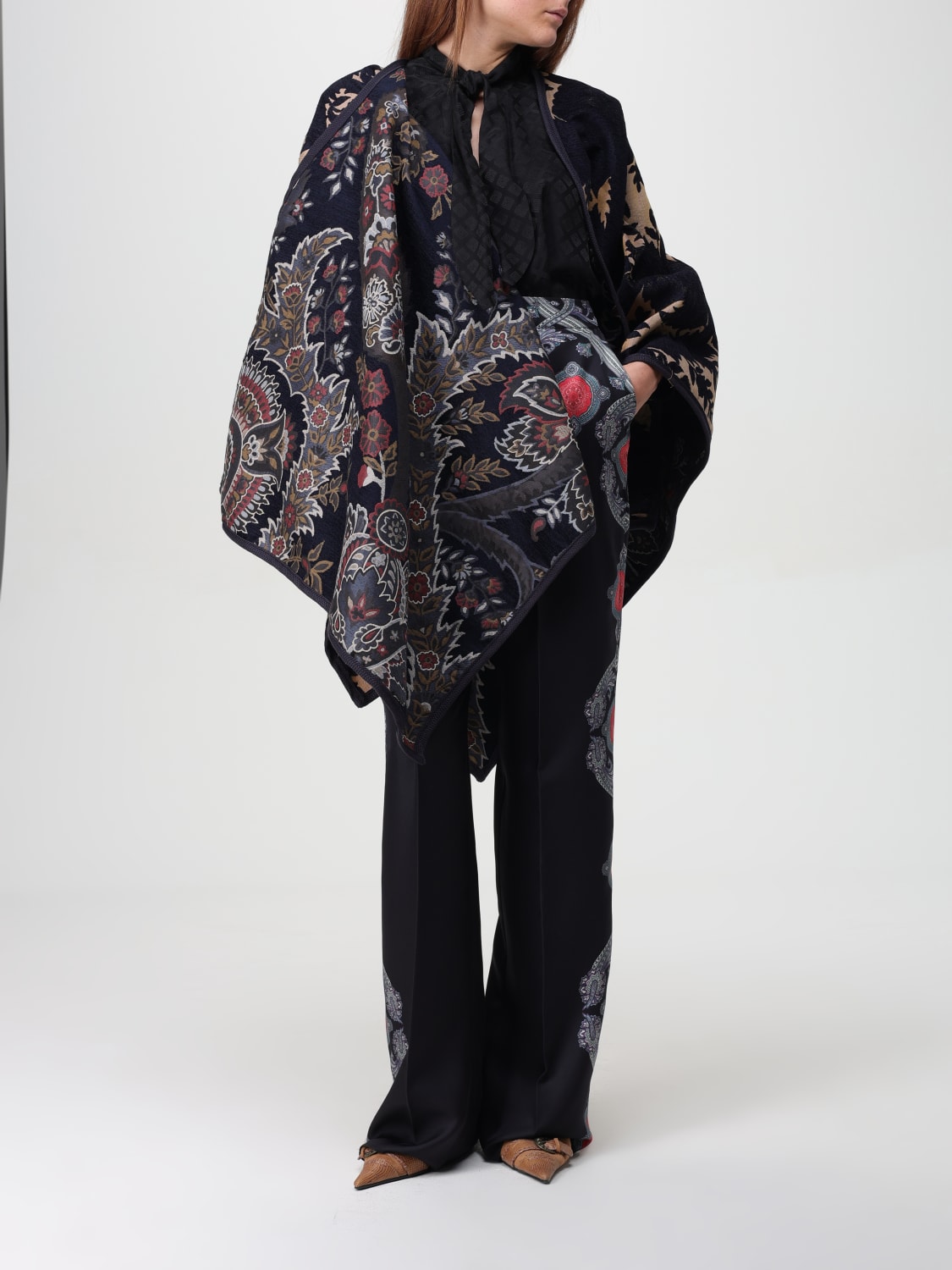 ETRO PANTS: Pants woman Etro, Black - Img 2