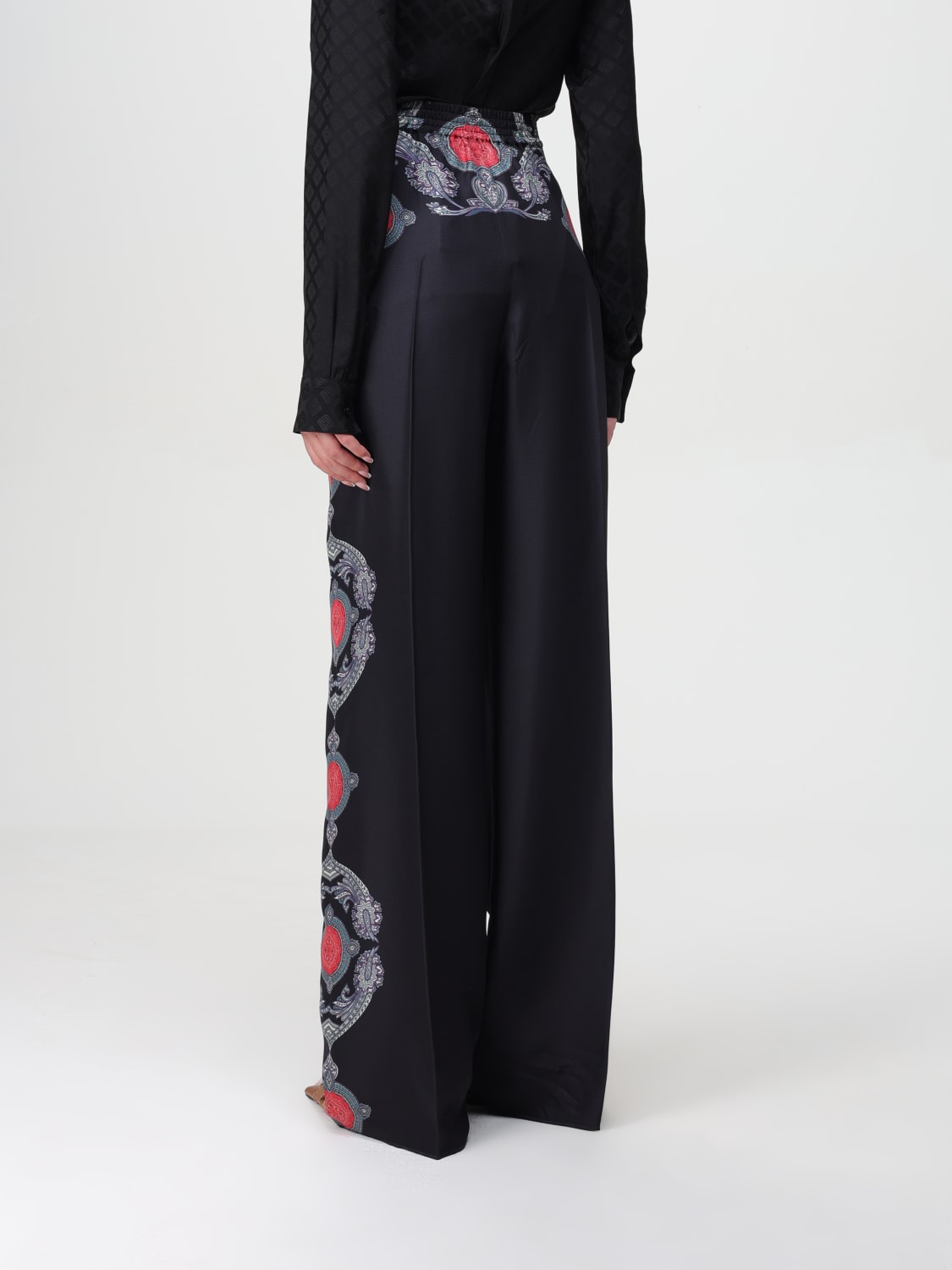 ETRO PANTS: Pants woman Etro, Black - Img 3