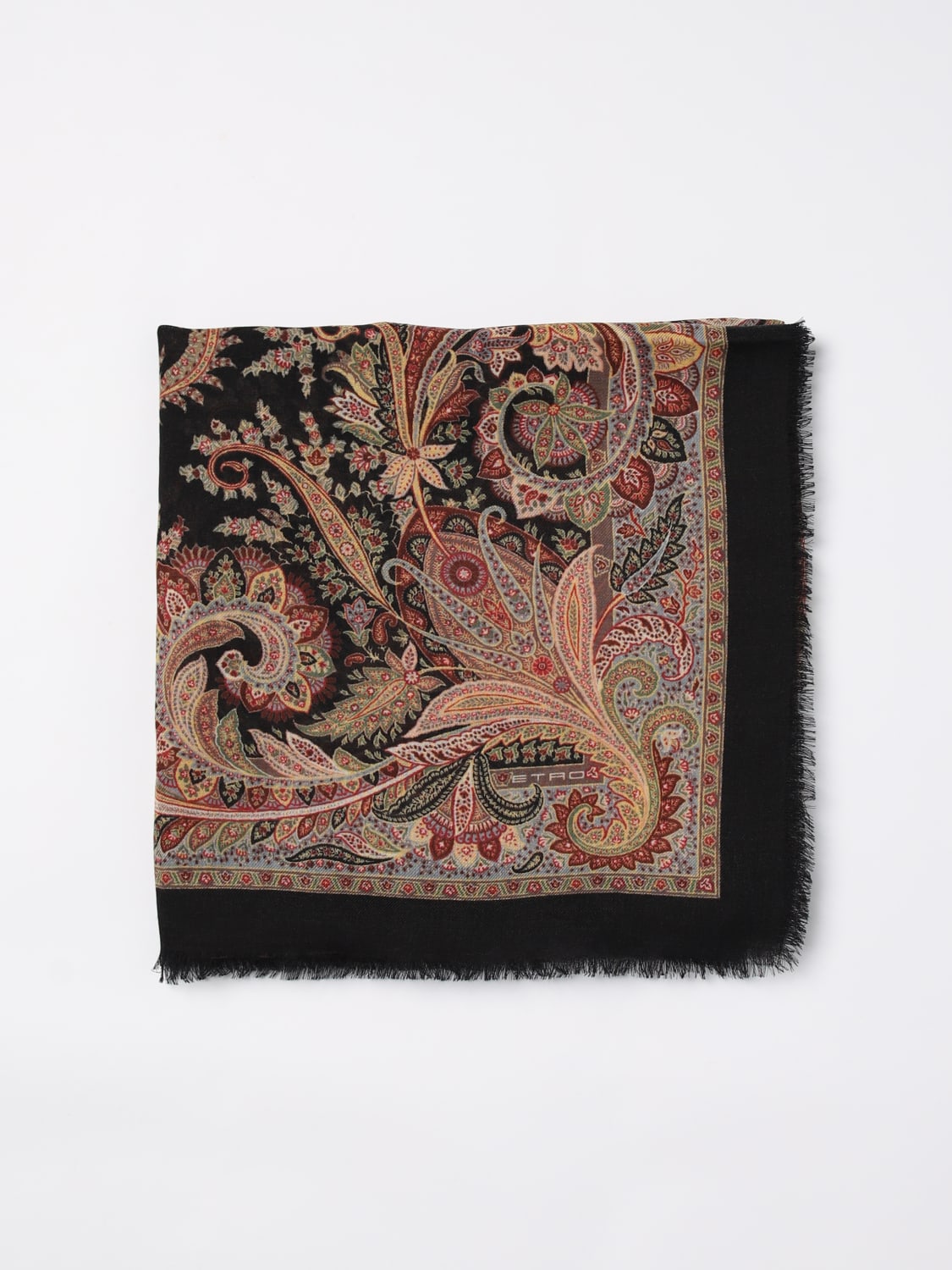 ETRO SCARF: Scarf woman Etro, Black - Img 1