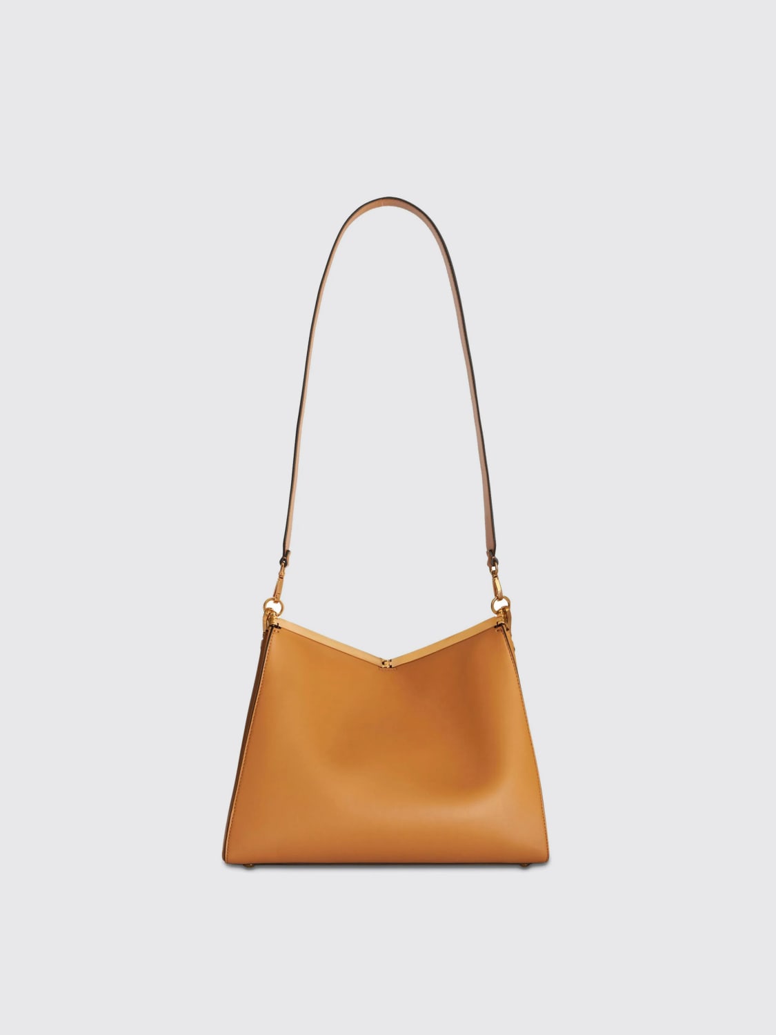 ETRO BORSA A SPALLA: Borsa Vela Etro in pelle , Marrone - Img 2