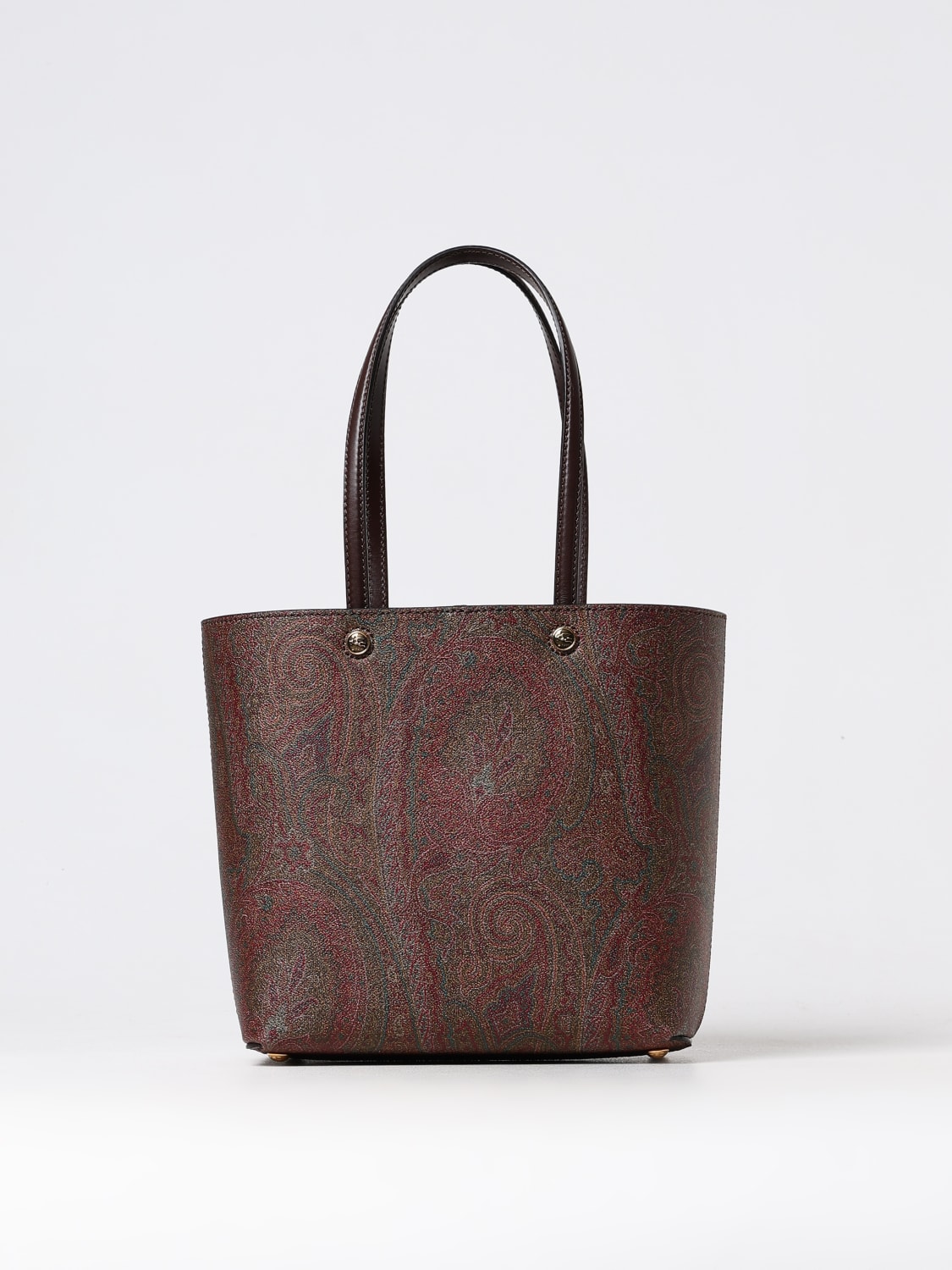 Giglio Borsa Essential Etro in cotone spalmato con Paisley all over