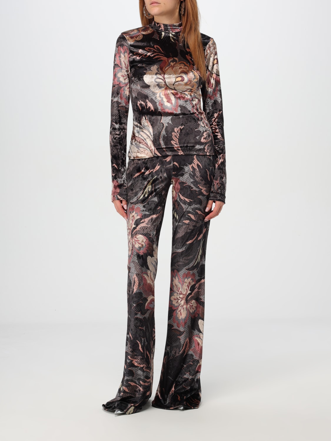 ETRO PANTS: Pants woman Etro, Black - Img 2