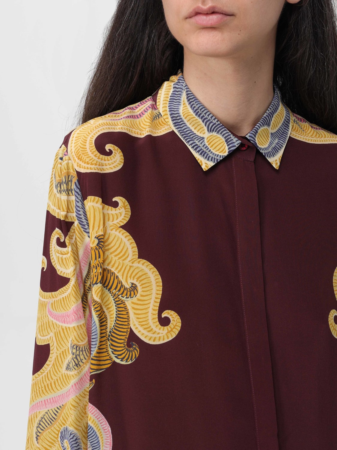 ETRO CAMISA: Camisa mujer Etro, Granate - Img 5