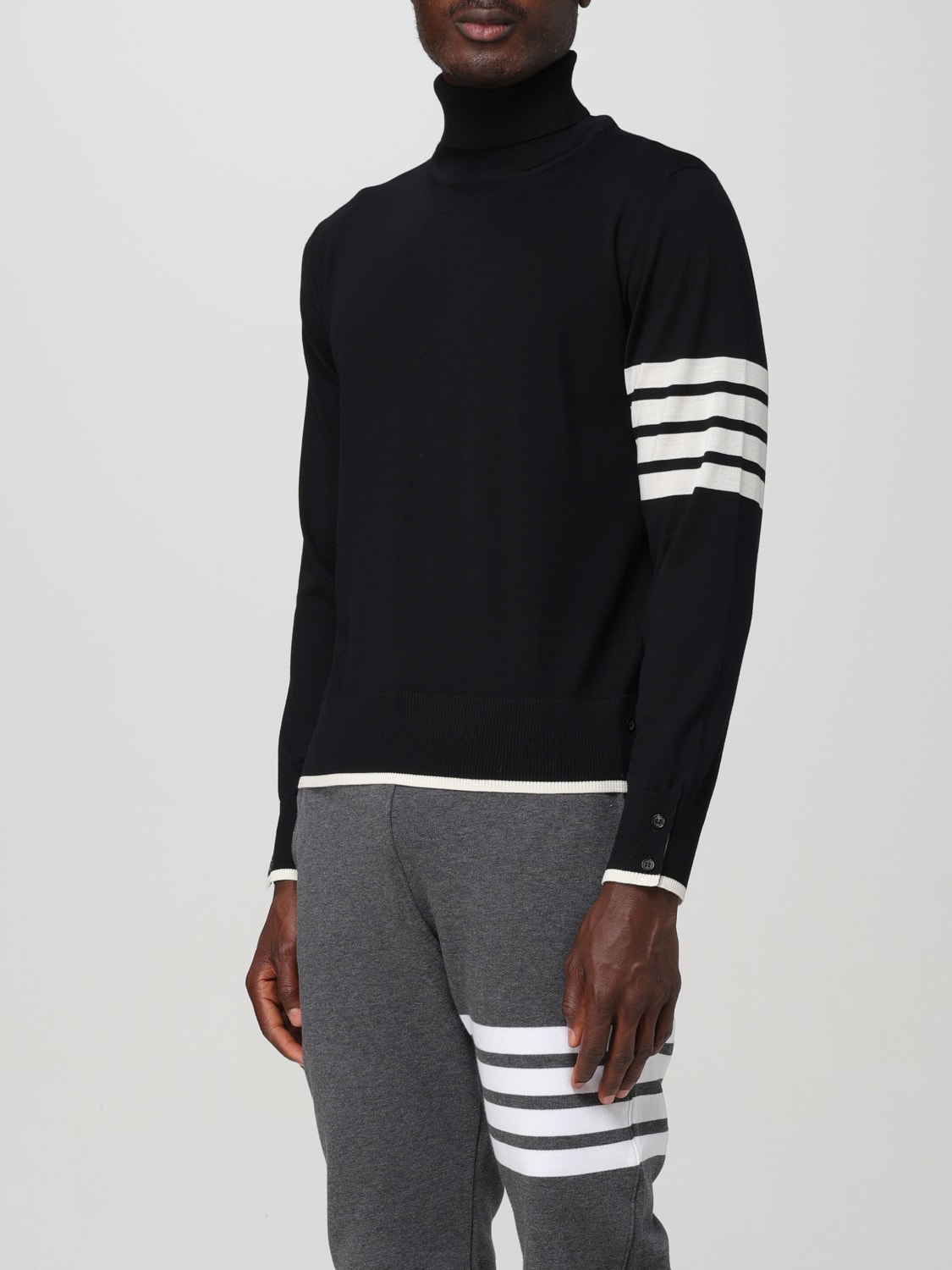 THOM BROWNE PULLOVER: Pullover herren Thom Browne, Schwarz - Img 4