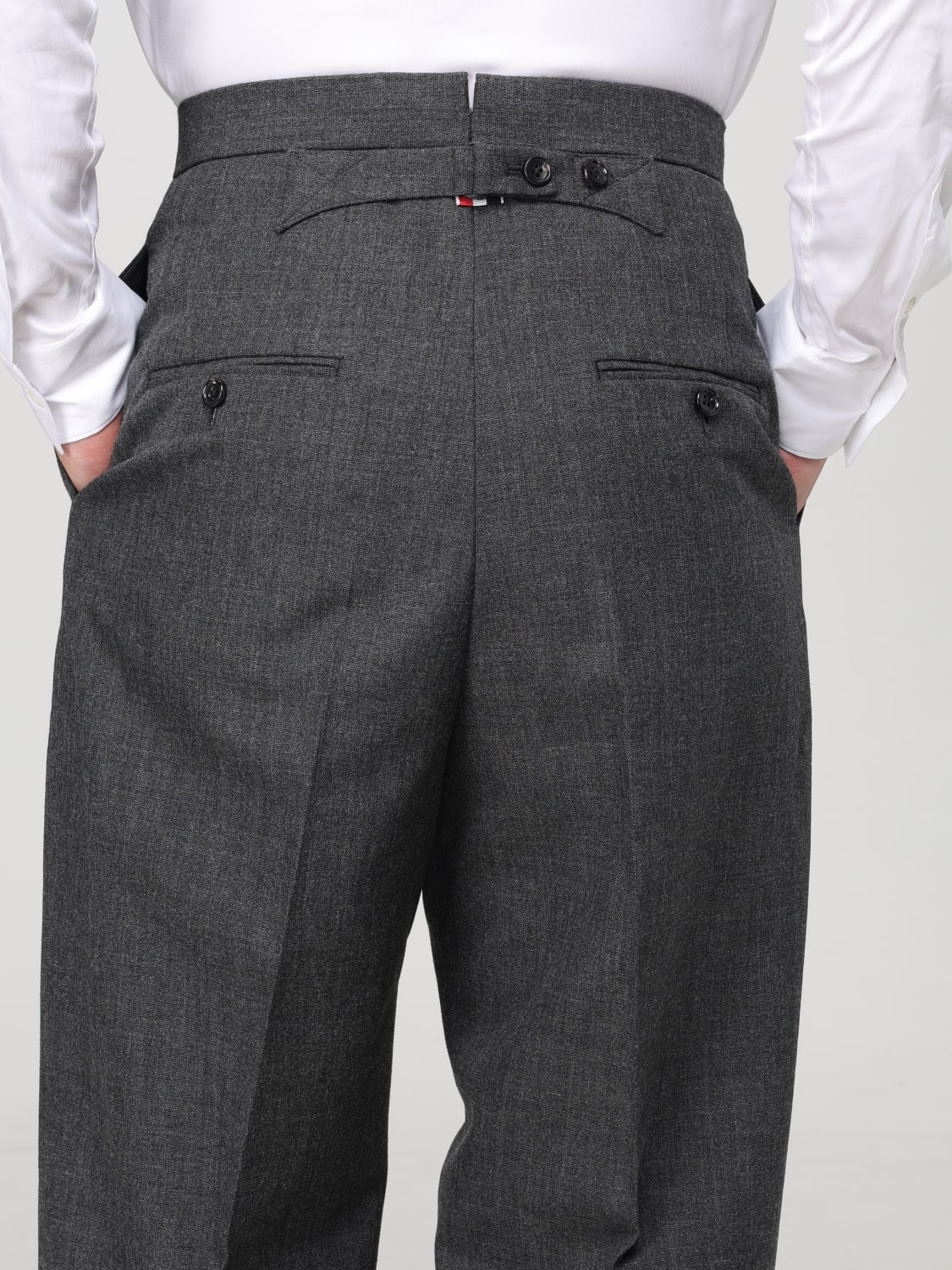 THOM BROWNE PANTS: Pants men Thom Browne, Grey - Img 5