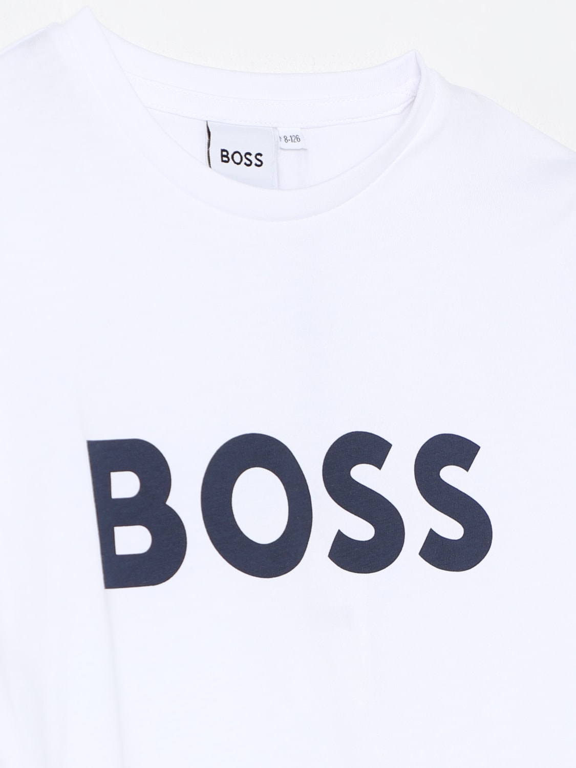 BOSS T-SHIRT: T-shirt kinder Boss Kidswear, Weiß - Img 3