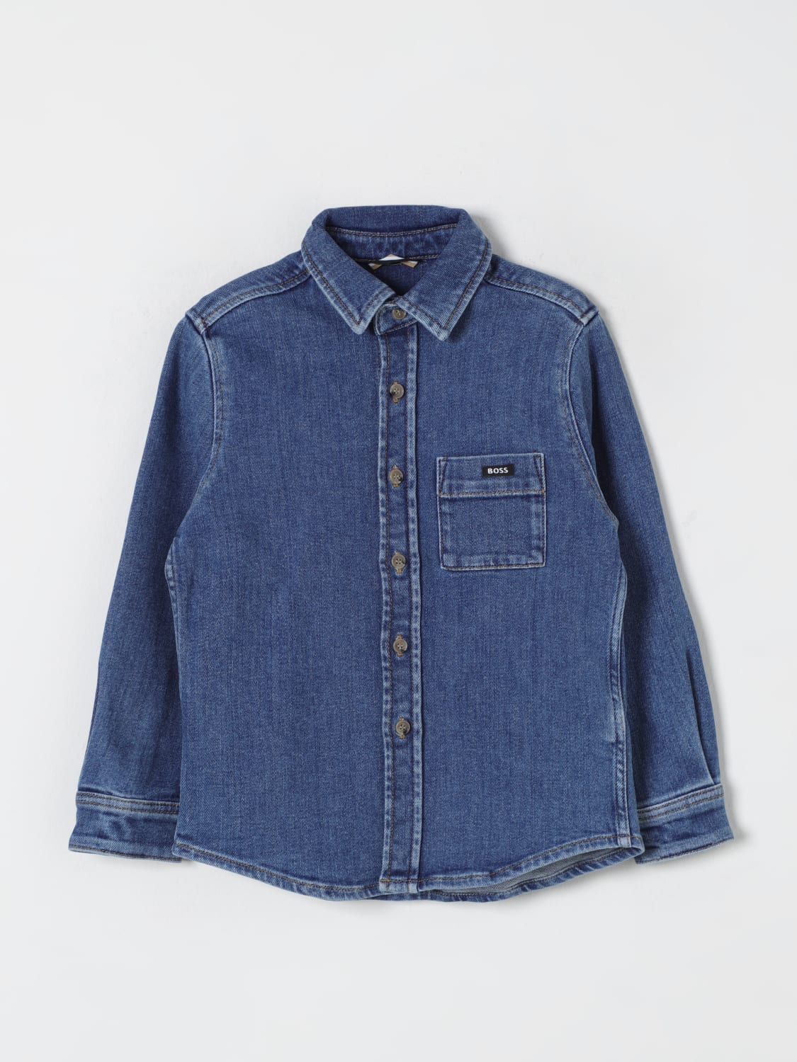 BOSS CHEMISE: Chemise enfant Boss Kidswear, Denim - Img 1