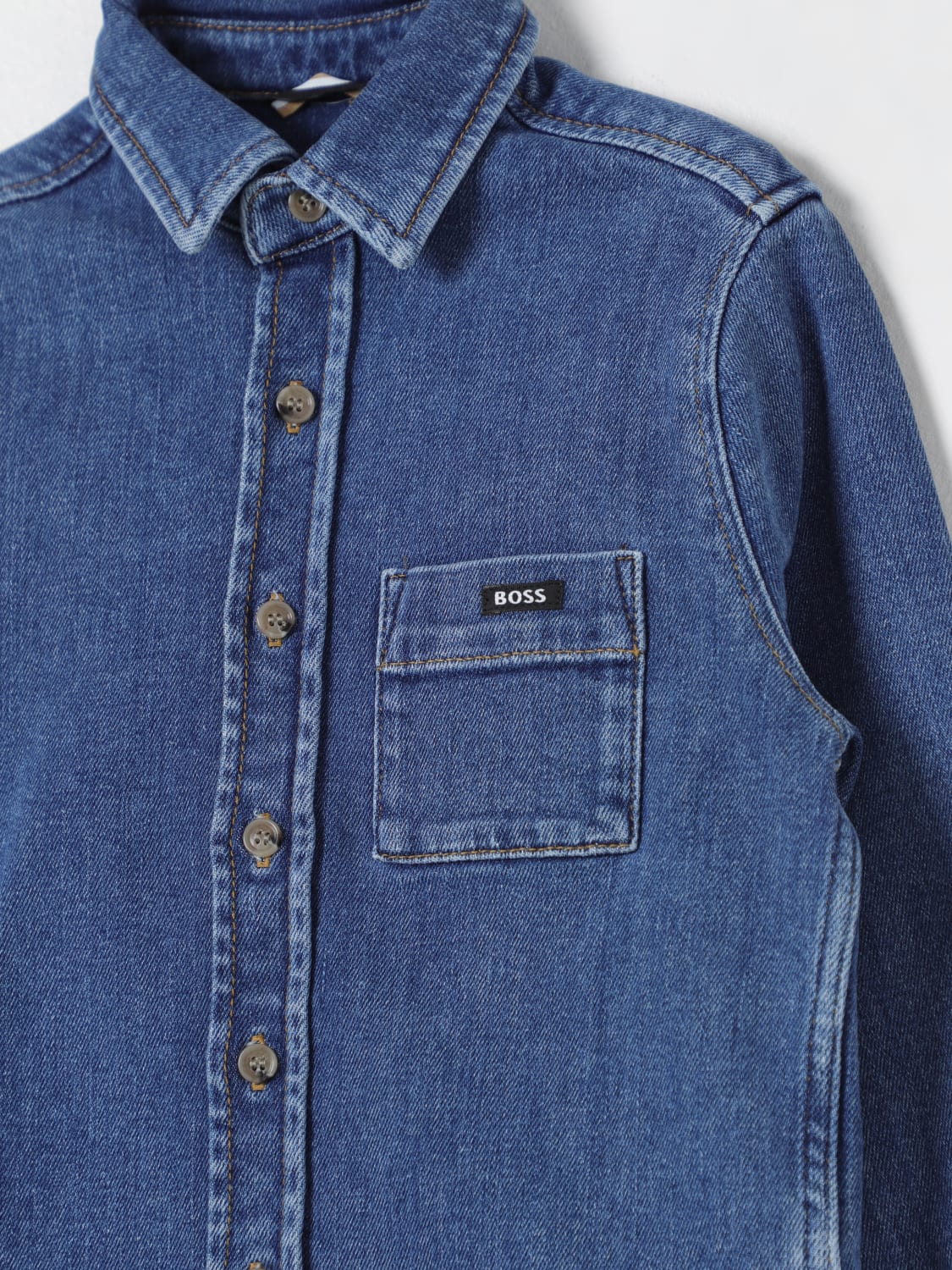 BOSS CHEMISE: Chemise enfant Boss Kidswear, Denim - Img 3